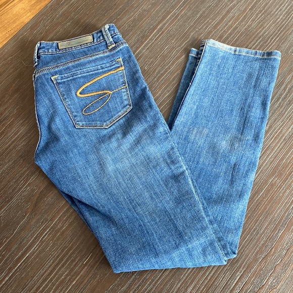 Seven7 skinny jeans in size 26.  Blue denim. - Picture 7 of 9